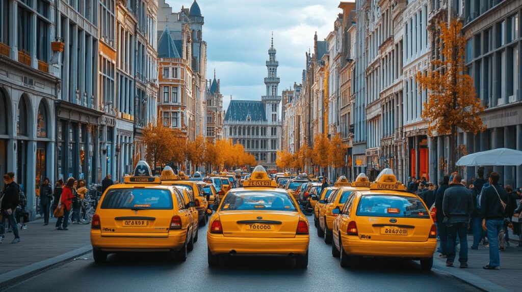 Comment trouver un taxi en Belgique : Comparatif des services de transport vers les aeroports belges